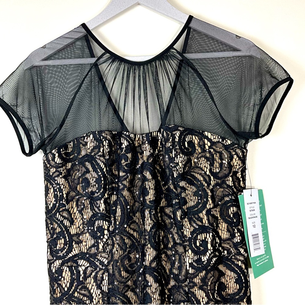 Scarlett women's black dress Size 12 - Picture 7 of 13